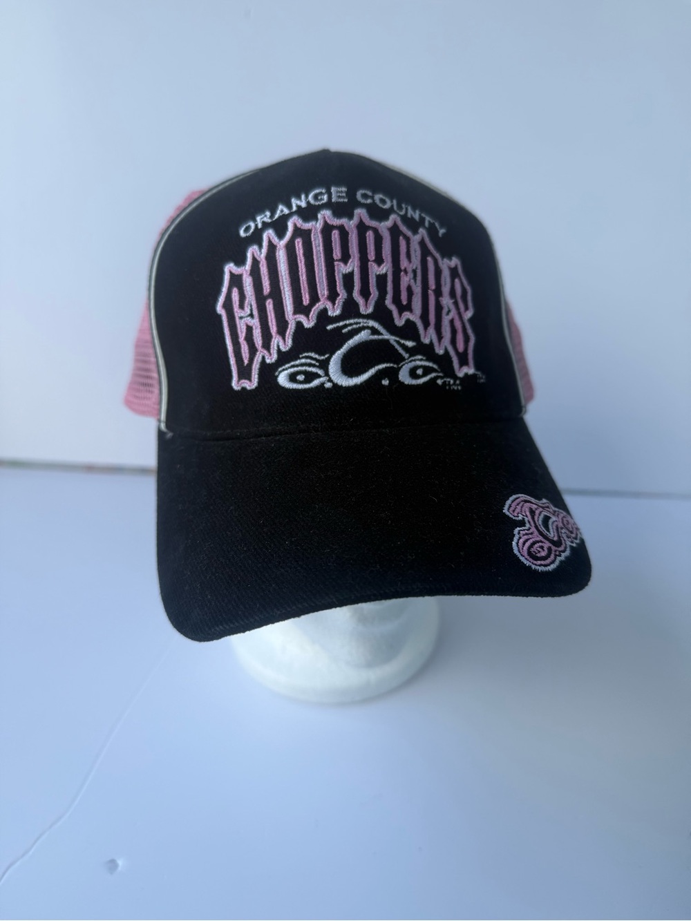 Orange County Choppers BallCap Women's Hat Pink Meshback Adjustable Adult/Teen